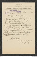 k.k. naturhistorisches Hofmuseum, Intendanzakten 1885-1896 (Hauer), Aktenzahl Z.234/1893, Seite 1